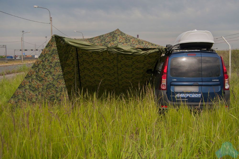 Тент палатка шатер Маркиза для автомобиля —  в магазине Ларгус Шоп