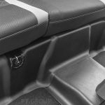 Накладки на ковролин заднего ряда сидений и тоннель для Лада Ларгус FL 5/7 мест 2021-