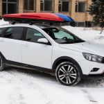 Лыжный автобокс Sky Cool (300 л., 235 см) EURO LOCK