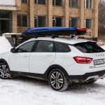 Лыжный автобокс Sky Cool (300 л., 235 см) EURO LOCK