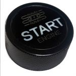 Кнопка Start/Stop "Разъем-в-Разъем" для Лада Ларгус FL, синяя подсветка